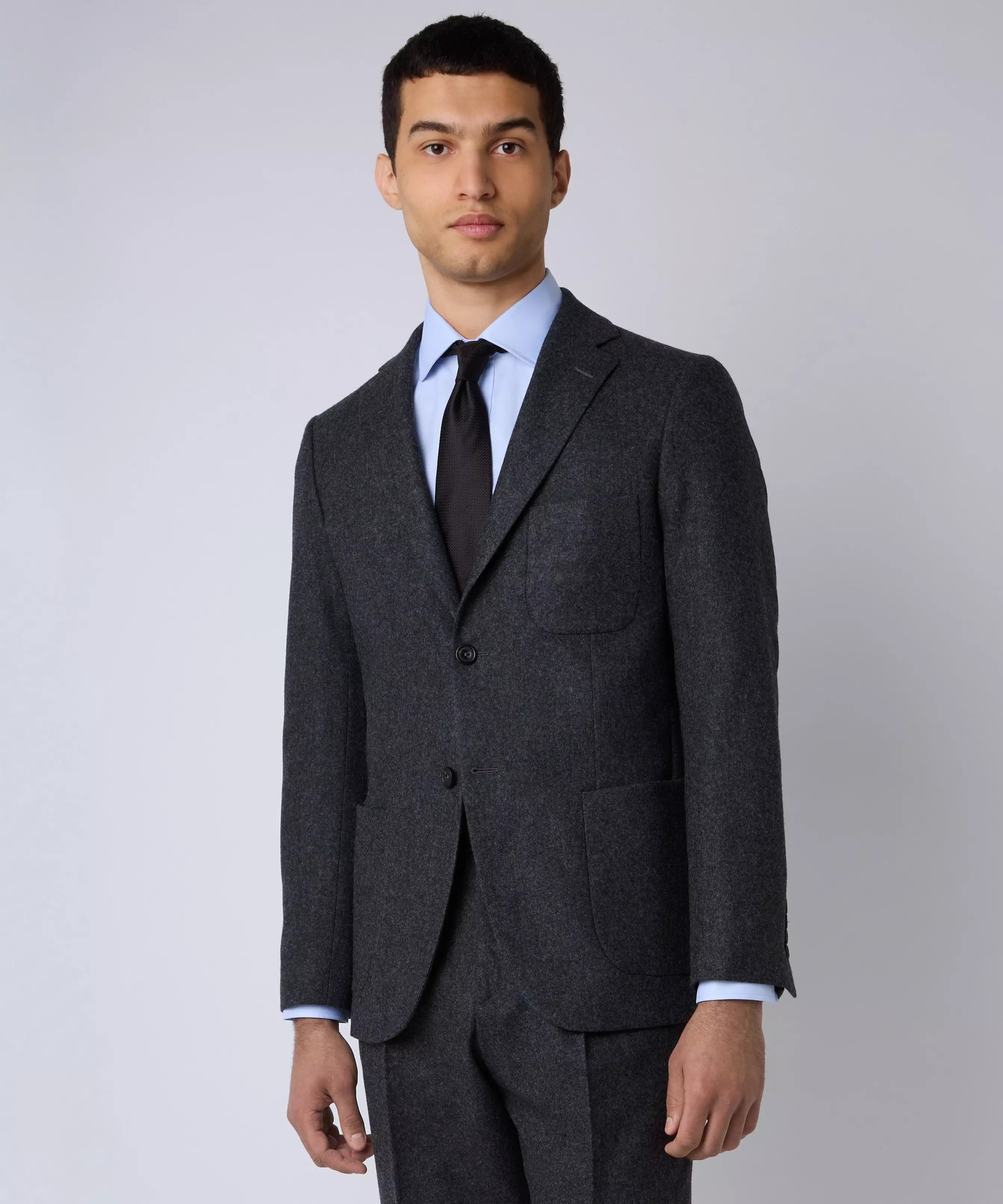 ジャケット・アウター MASU SPARKLING TAILORED JACKET(DARK GREY MASU(エムエーエスユー)のSPARKLING TAILORED JACKET DARK GREYの通販