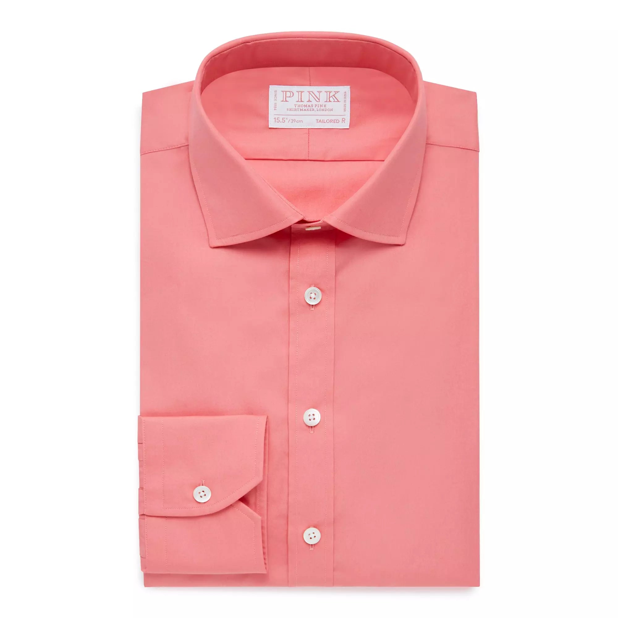 thomas pink dress shirts Tailored Fit Spread Collar Shirt, Mens, 17.5 x 34/35, White yet flexible fit Thomas Pink Introduces Premium Shirting