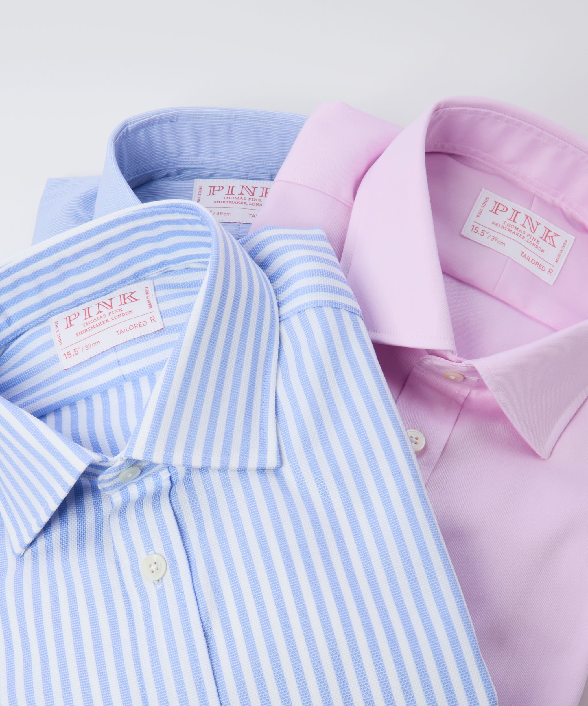 Thomas Pink Chemise Homme Cotton Shirt Pink Thomas Pink Shirt
