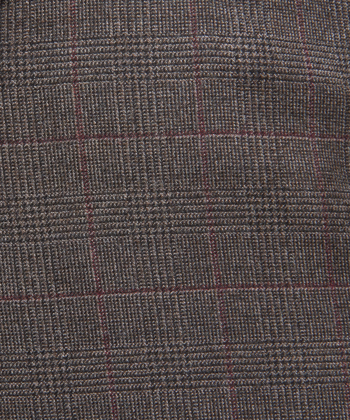 Brown & Neutral Tailored Fit Pow Flat Front Trouser