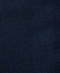 Navy & Neutral Tailored Fit Pow Flat Front Trouser