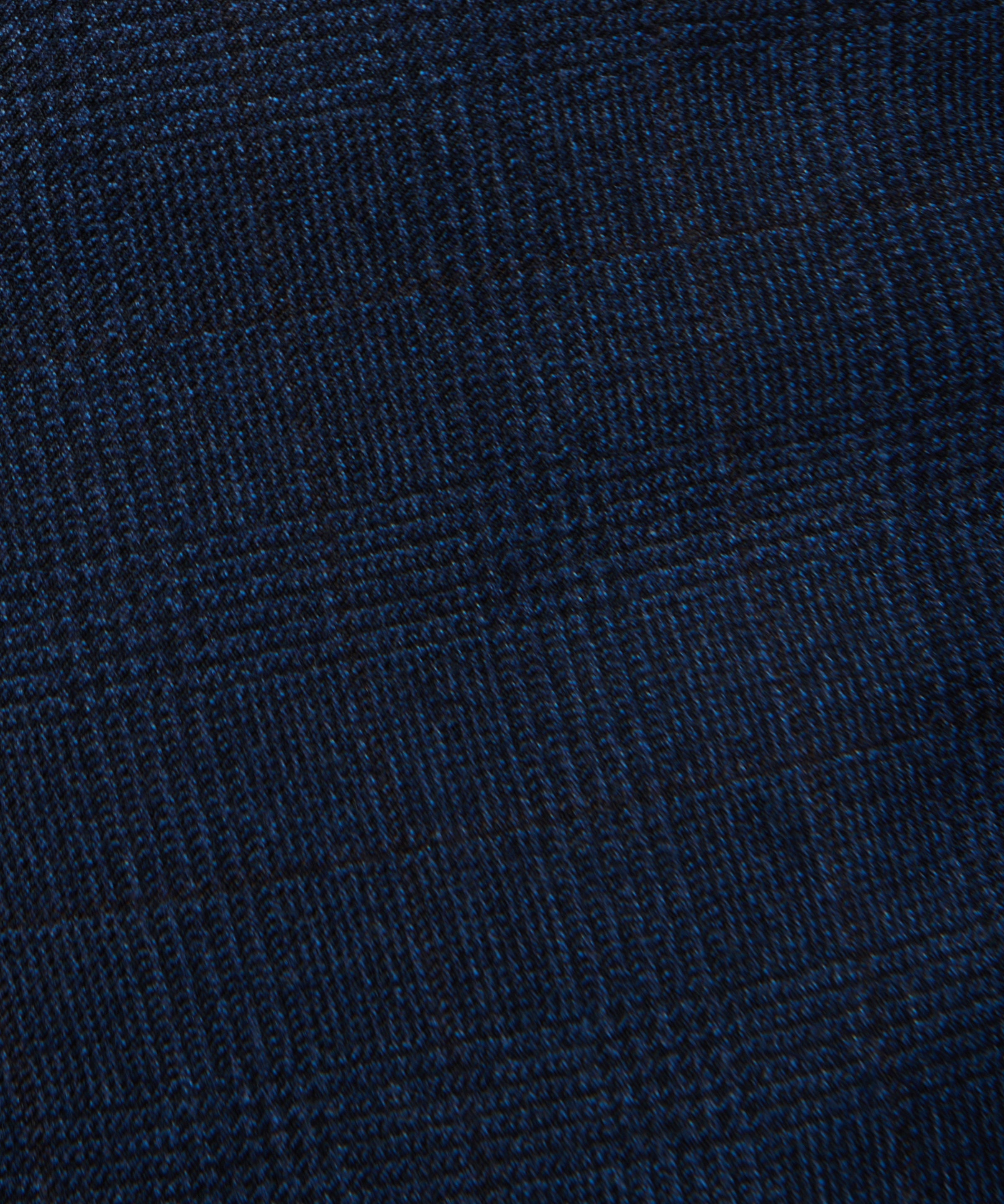 Navy & Neutral Tailored Fit Pow Flat Front Trouser