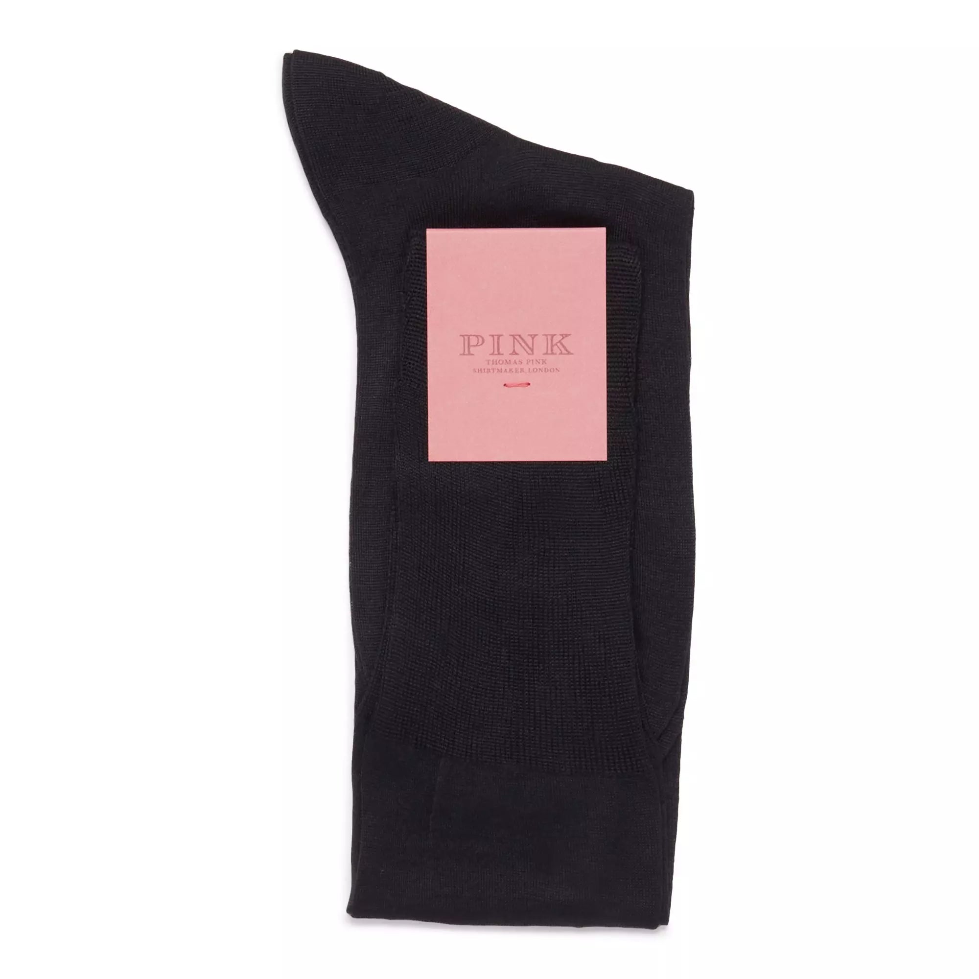 Black Long Silk Dress Socks – Thomas Pink