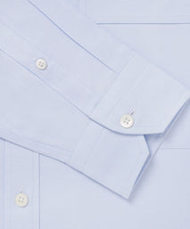 Pale Blue Slim Fit Business Casual Button Down Weekend Oxford Shirt