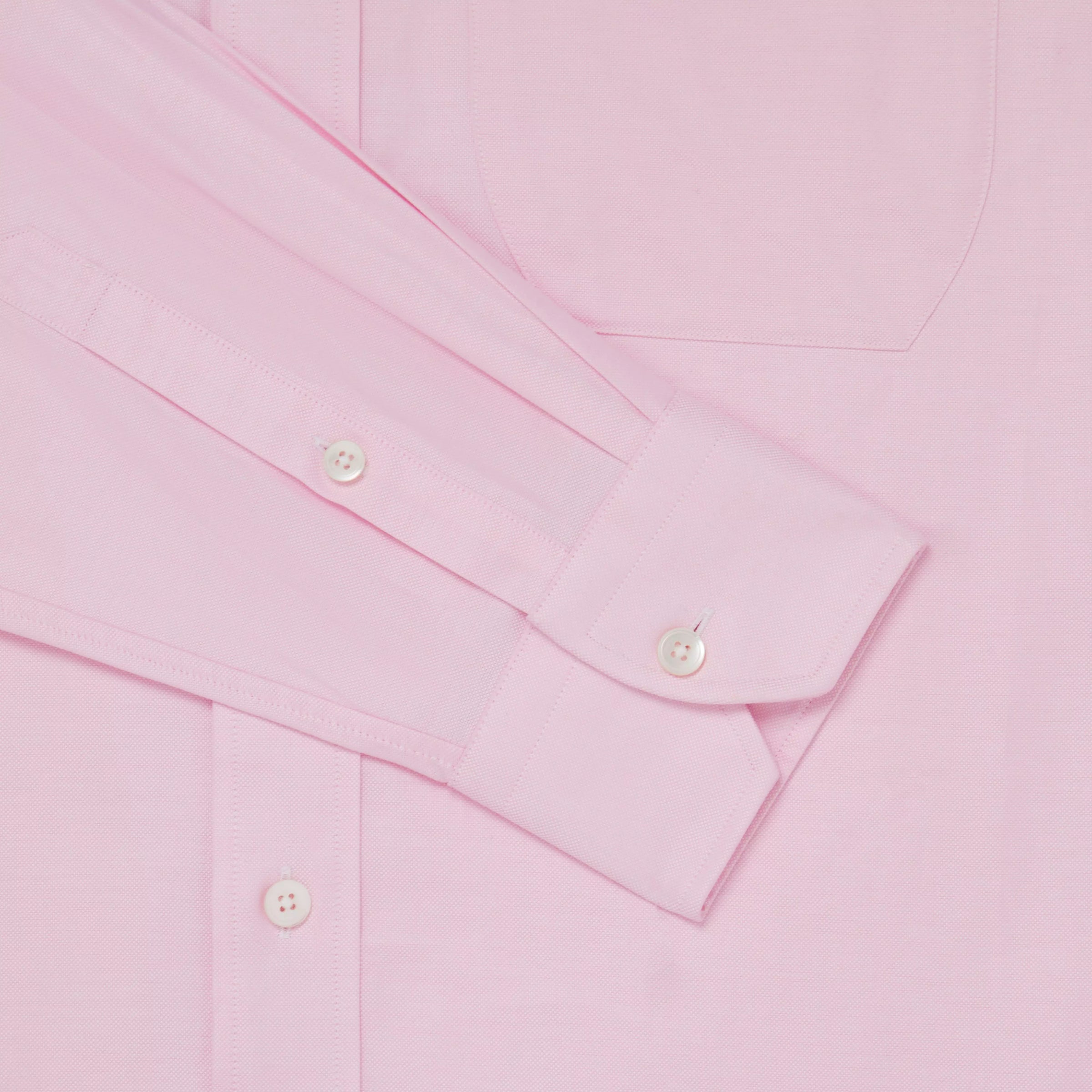 Pale Pink Tailored Fit Business Casual Button Down Weekend Oxford Shirt