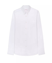 White Tailored Fit Business Casual Button Down Weekend Oxford Shirt