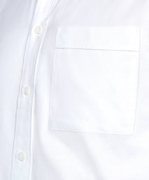 White Tailored Fit Business Casual Button Down Weekend Oxford Shirt