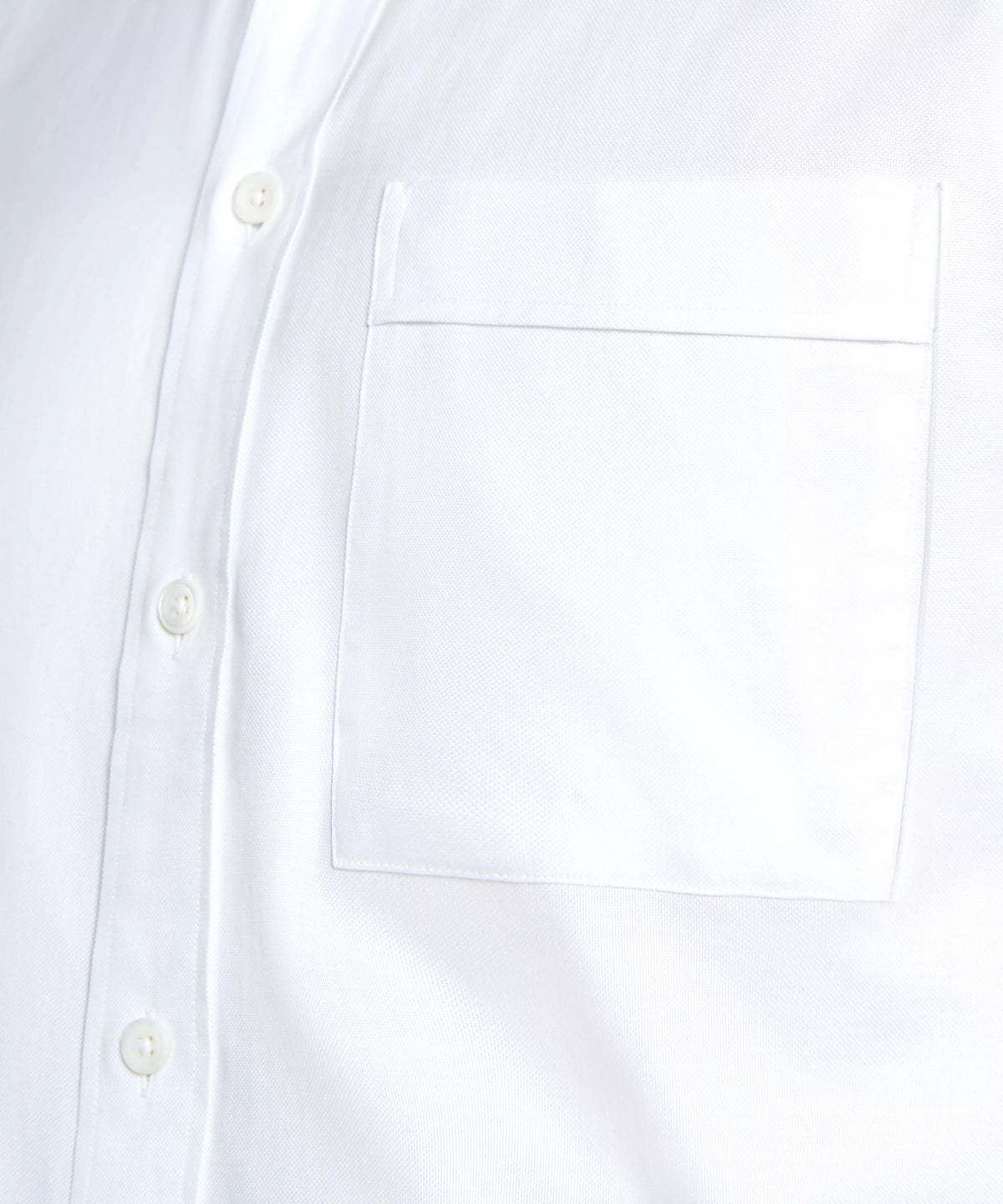 White Tailored Fit Business Casual Button Down Weekend Oxford Shirt