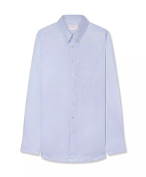 Pale Blue Classic Fit Business Casual Button Down Weekend Oxford Shirt