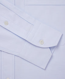 Pale Blue Classic Fit Business Casual Button Down Weekend Oxford Shirt