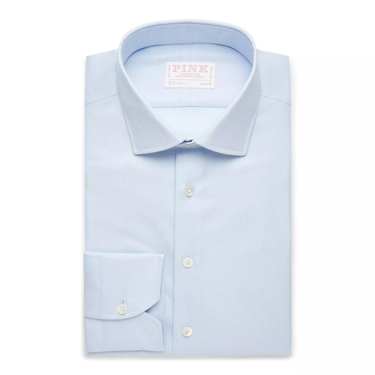 Pale Blue Slim Fit Royal Oxford Dress Shirt