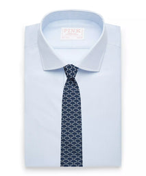 Pale Blue Slim Fit Royal Oxford Dress Shirt