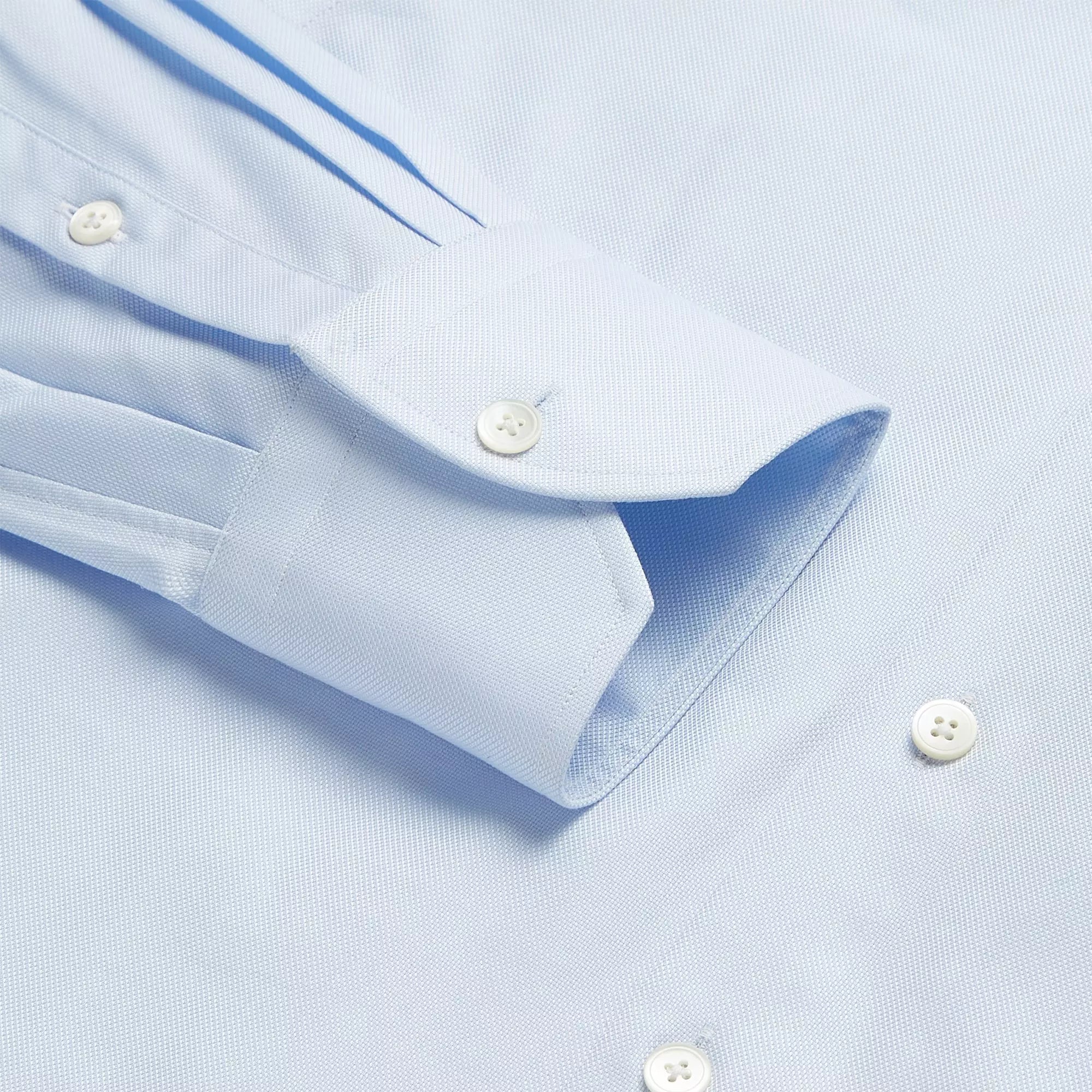 Pale Blue Slim Fit Royal Oxford Dress Shirt