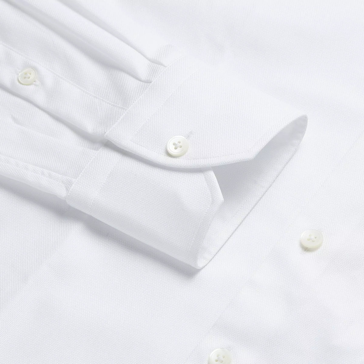 White Slim Fit Royal Oxford Dress Shirt