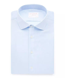 Pale Blue Slim Fit Royal Twill Dress Shirt