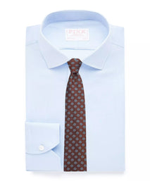 Pale Blue Slim Fit Royal Twill Dress Shirt