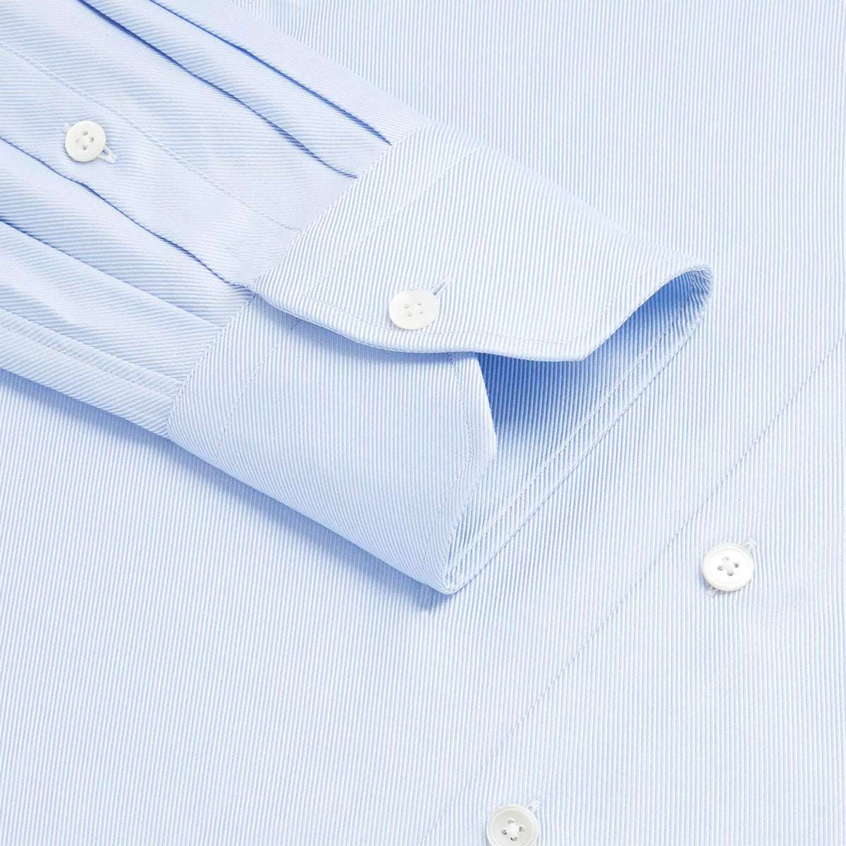 Pale Blue Slim Fit Royal Twill Dress Shirt