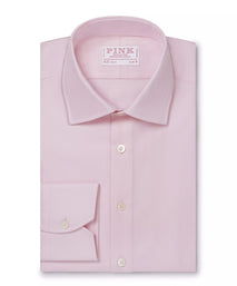 Pale Pink Slim Fit Royal Twill Dress Shirt