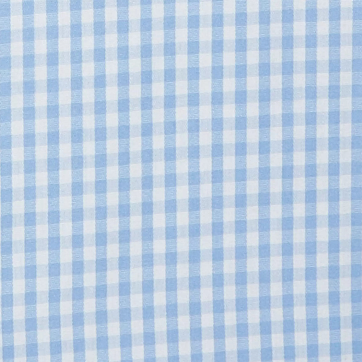 Pale Blue & White Slim Fit Core Poplin Gingham Dress Shirt