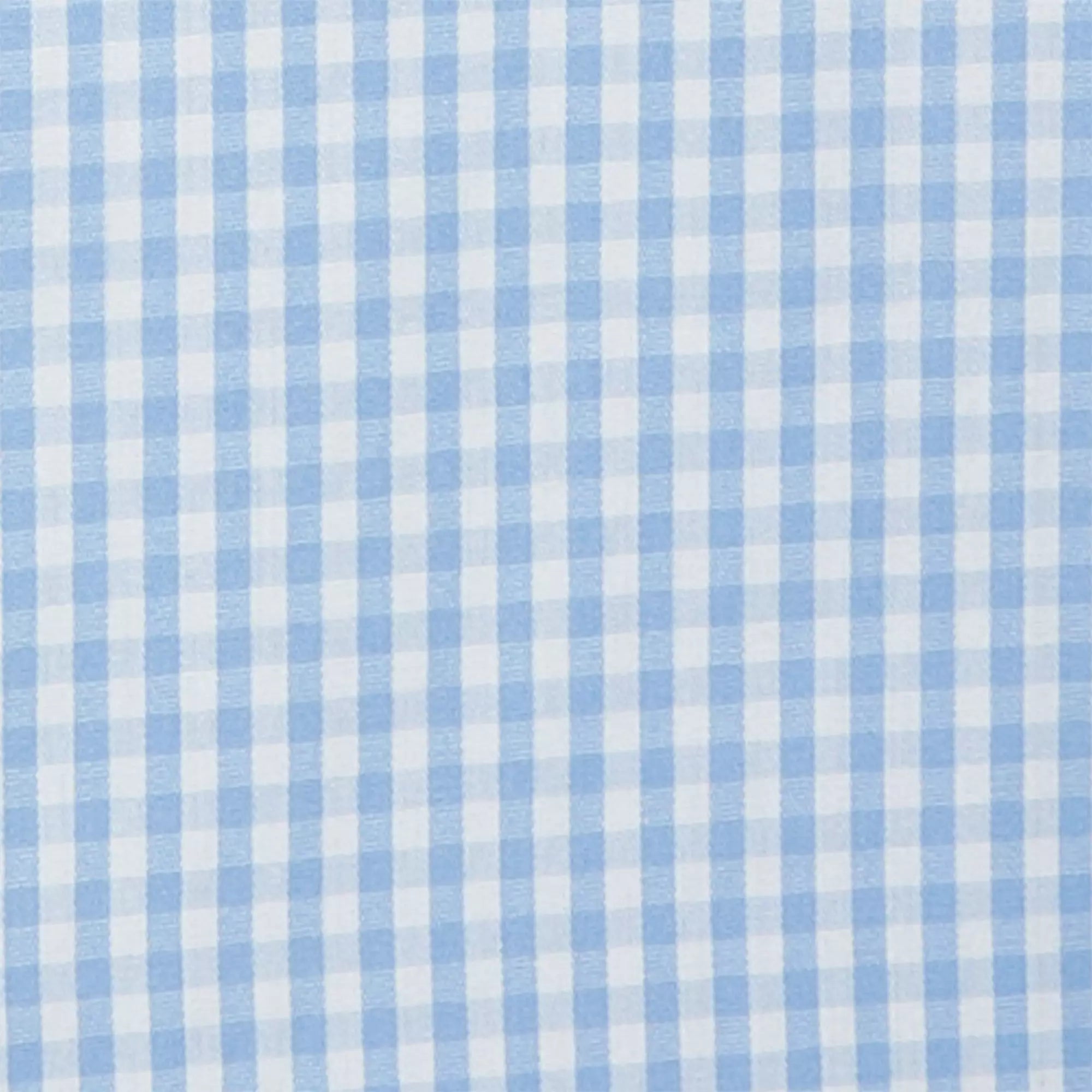 Pale Blue & White Slim Fit Core Poplin Gingham Dress Shirt