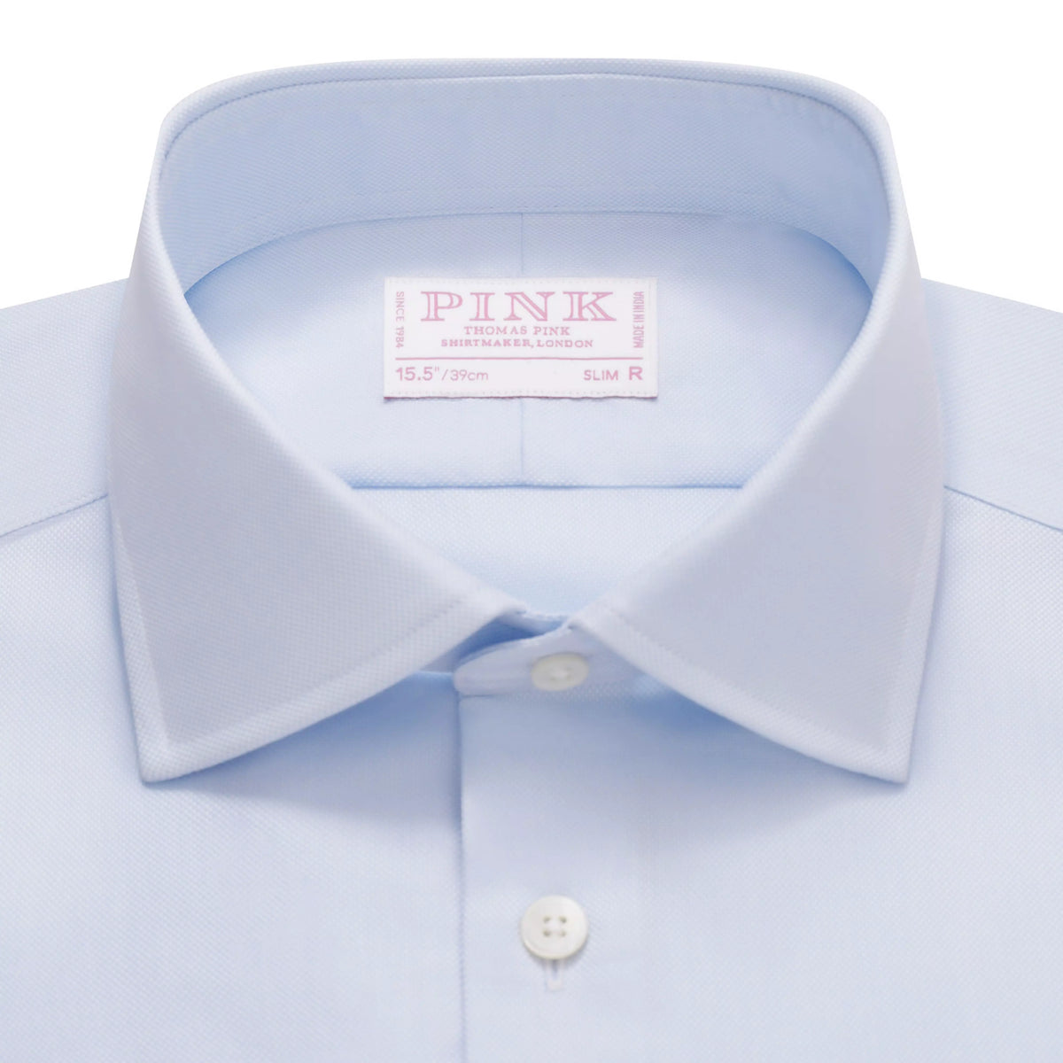 Pale Blue Slim Fit French Cuff Royal Oxford Dress Shirt