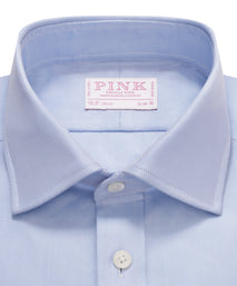 Pale Blue Slim Fit French Cuff Royal Twill Dress Shirt