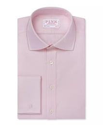 Pale Pink Slim Fit French Cuff Royal Twill Dress Shirt