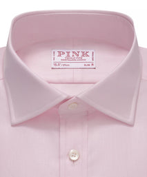 Pale Pink Slim Fit French Cuff Royal Twill Dress Shirt