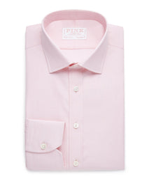 Pink Tailored Fit End on End Dress Shirt