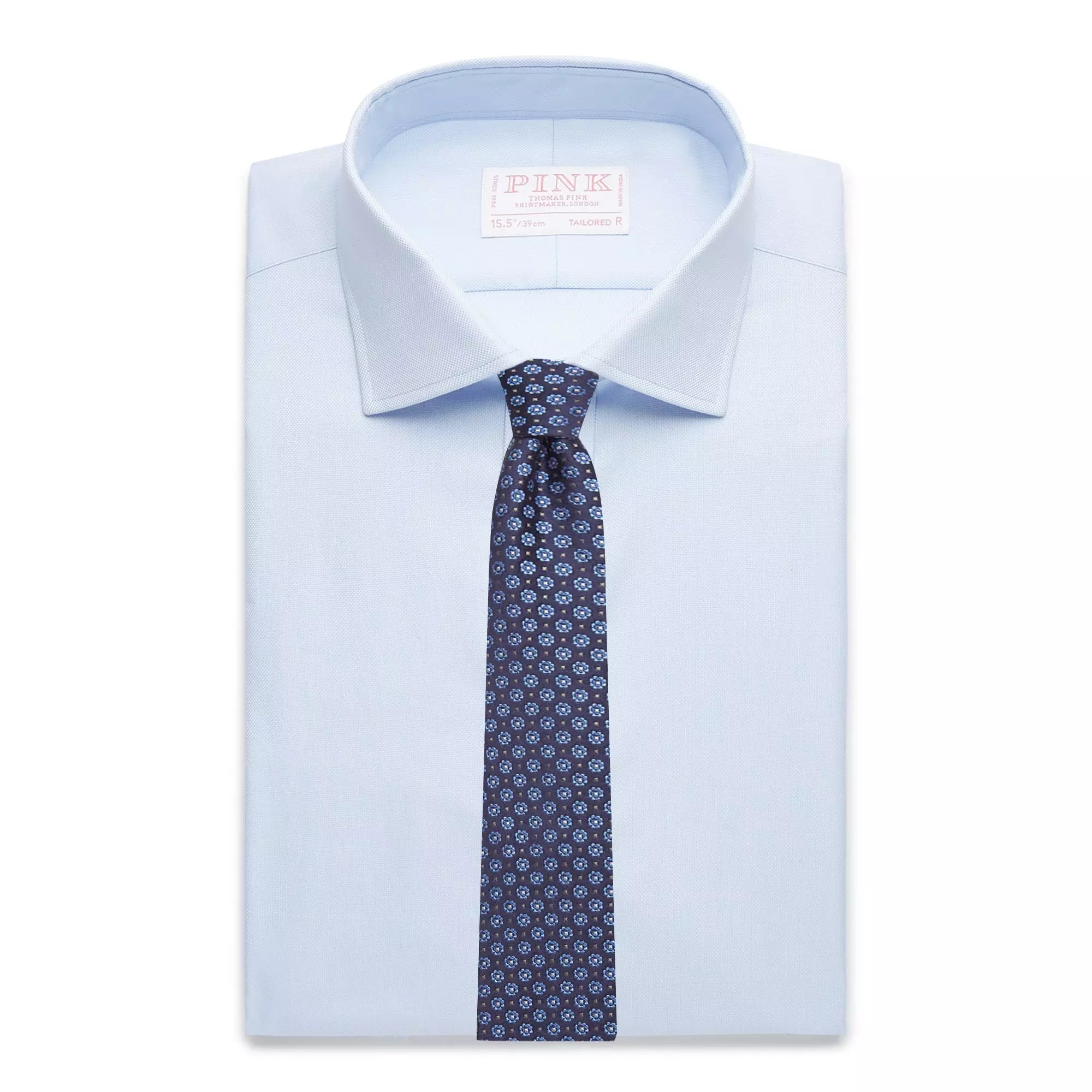 Pale Blue Tailored Fit Royal Oxford Dress Shirt – Thomas Pink