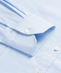 Pale Blue Tailored Fit Royal Oxford Dress Shirt