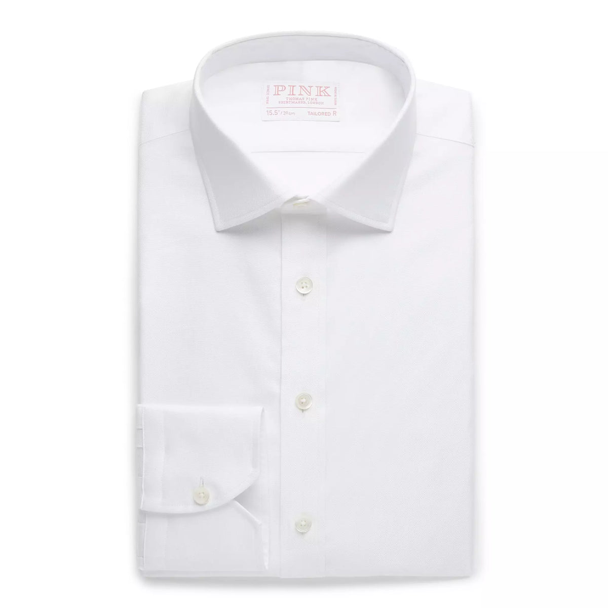 White Tailored Fit Royal Oxford Dress Shirt