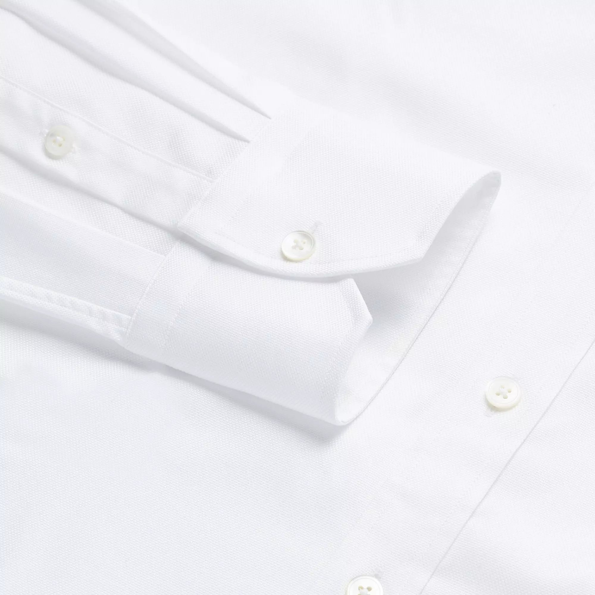 White Tailored Fit Royal Oxford Dress Shirt