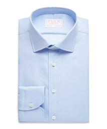 Pale Blue Tailored Fit Royal Twill Dress Shirt