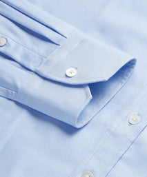 Pale Blue Tailored Fit Royal Twill Dress Shirt