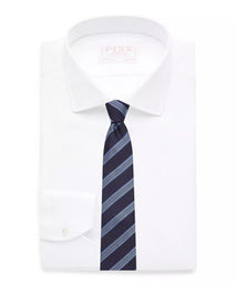 White Tailored Fit Royal Twill Dress Shirt