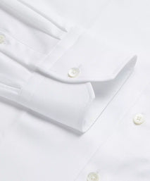 White Tailored Fit Royal Twill Dress Shirt