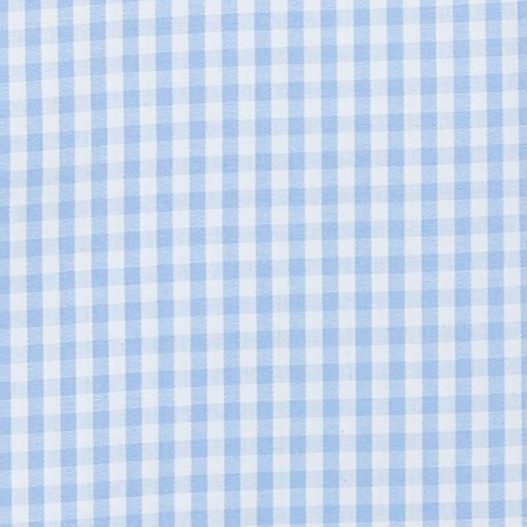 Pale Blue & White Tailored Fit Core Poplin Gingham Dress Shirt