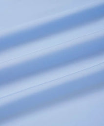 Pale Blue Slim Fit French Cuff Poplin Dress Shirt