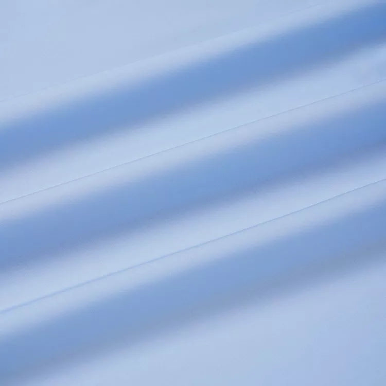 Pale Blue Slim Fit French Cuff Poplin Dress Shirt