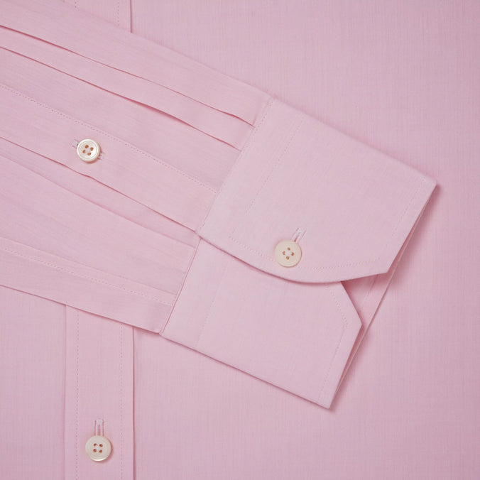 Pale Pink Tailored Fit Ramses Poplin Dress Shirt