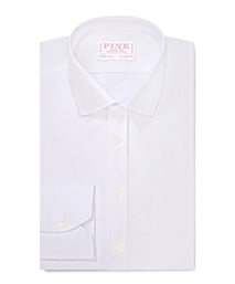 White Tailored Fit Dress Ramses Poplin Shirt