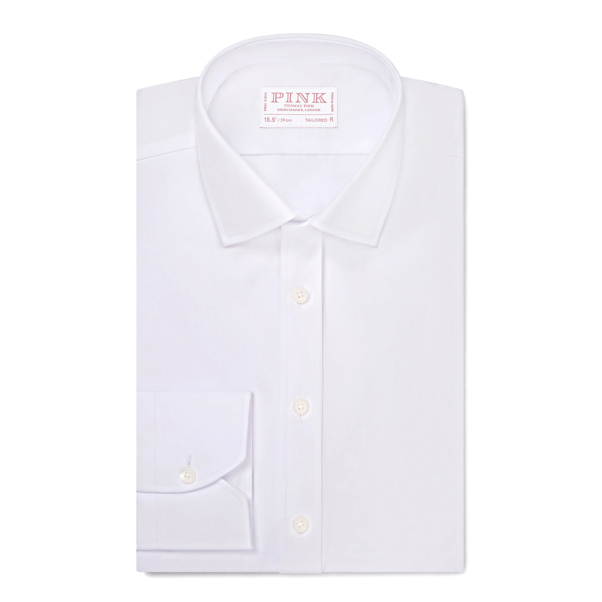 White Tailored Fit Dress Ramses Poplin Shirt