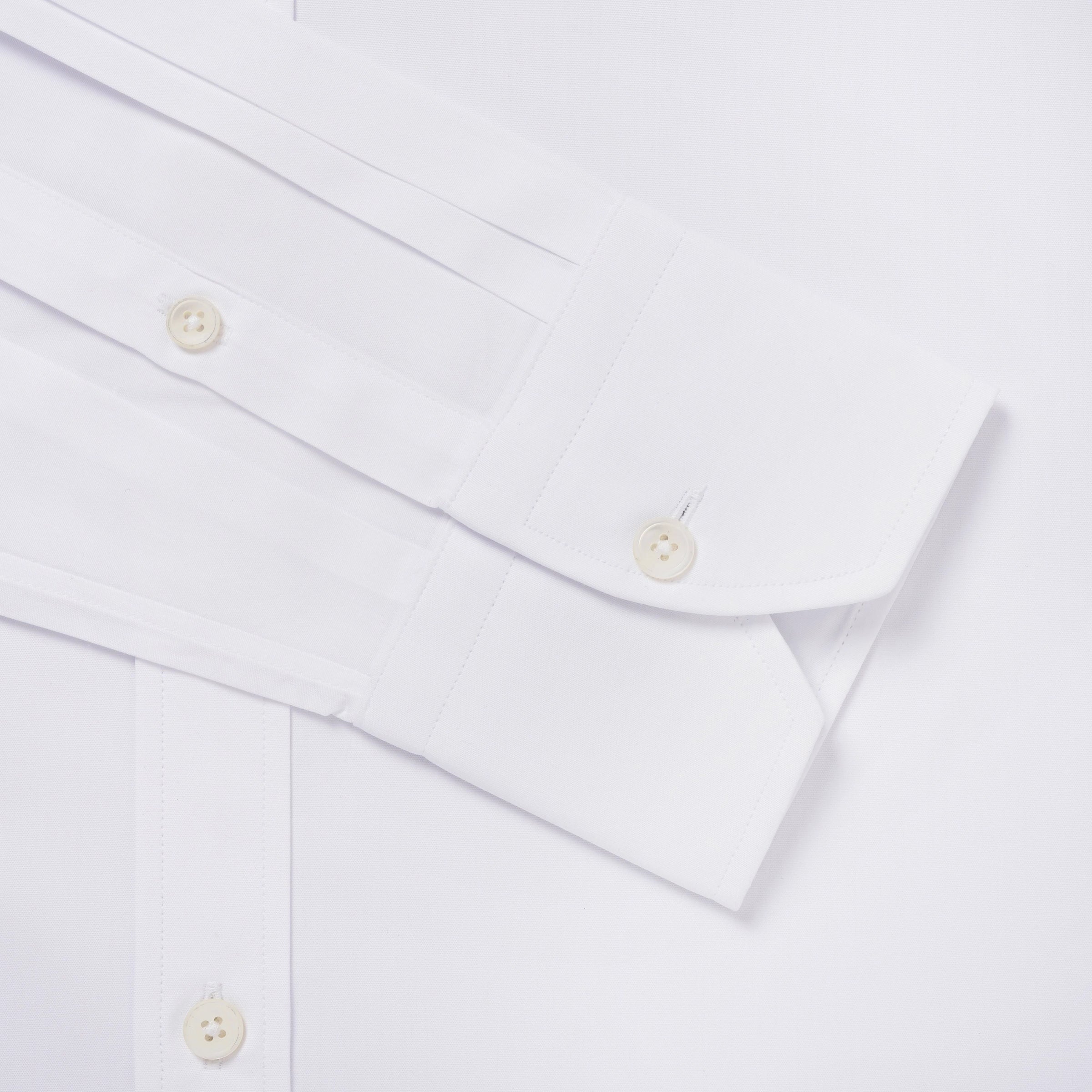 White Classic Fit Ramses Poplin Formal Shirt