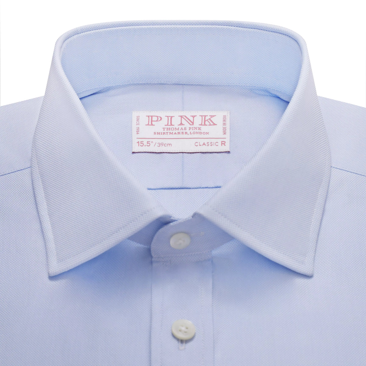 Pale Blue Classic Fit French Cuff Royal Oxford Dress Shirt