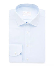 Pale Blue Classic Fit Royal Oxford Dress Shirt