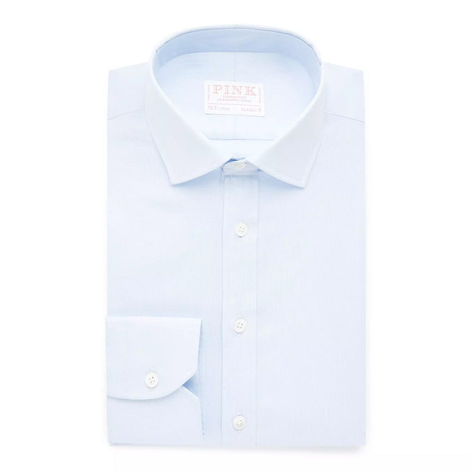 Pale Blue Classic Fit Royal Oxford Dress Shirt