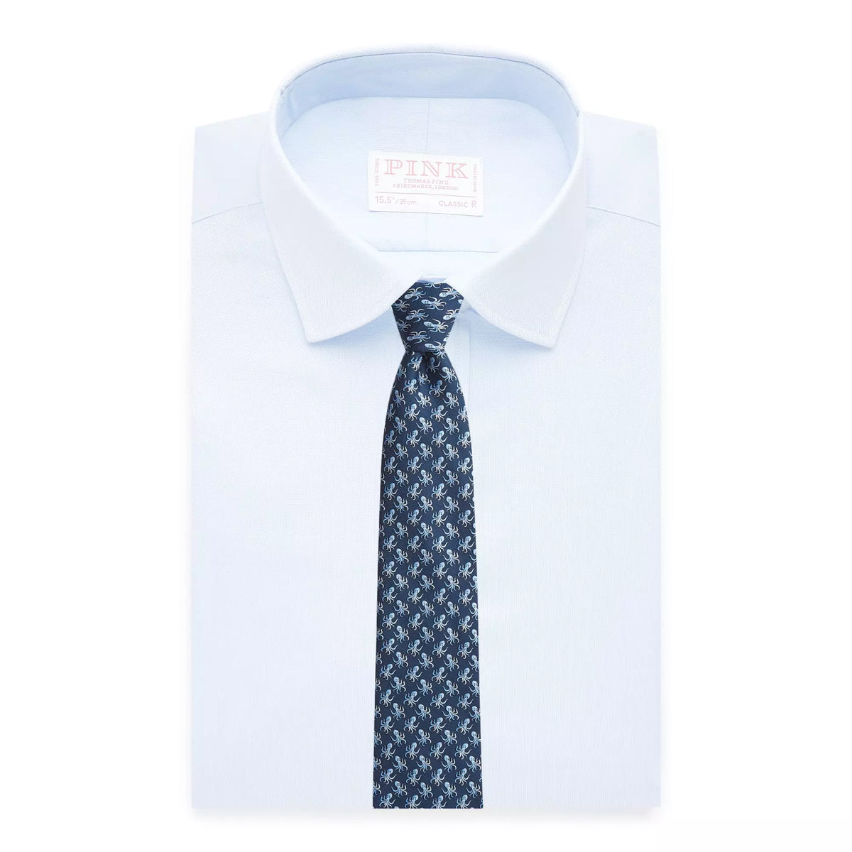 Pale Blue Classic Fit Royal Oxford Dress Shirt