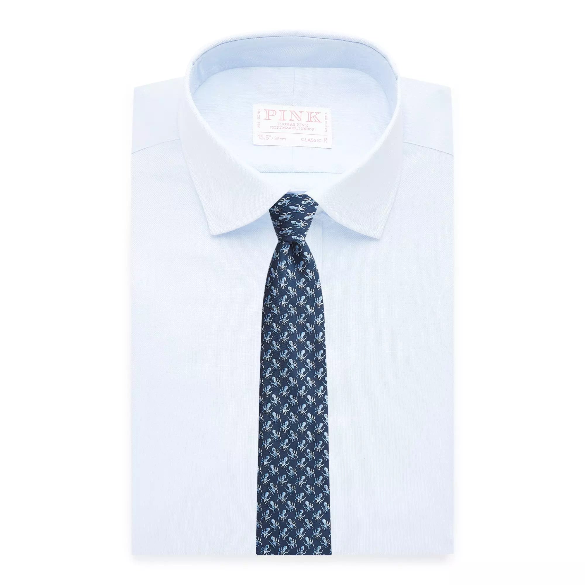 Pale Blue Classic Fit Royal Oxford Dress Shirt