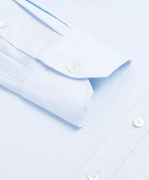 Pale Blue Classic Fit Royal Oxford Dress Shirt